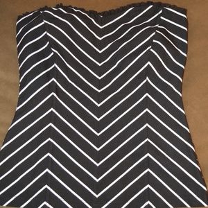 White House Black Market Strapless Top
